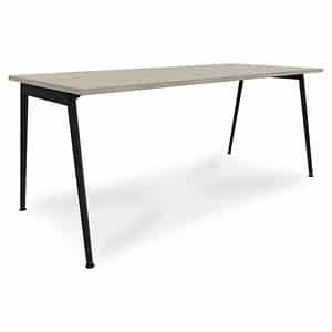 Quadrifoglio X3 Schreibtisch beton rechteckig 4-Fuß-Gestell grau 180