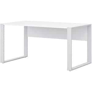 röhr Schreibtisch weiß rechteckig Kufen-Gestell weiß 150
