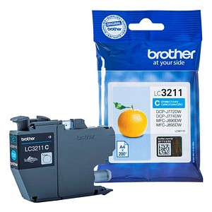 brother LC-3211C cyan Tintenpatrone