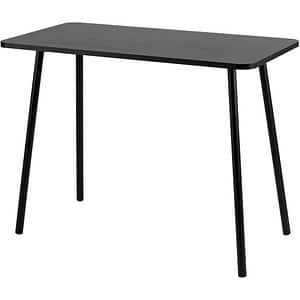 PAPERFLOW easyHome HOPM Schreibtisch schwarz rechteckig 4-Fuß-Gestell schwarz 100
