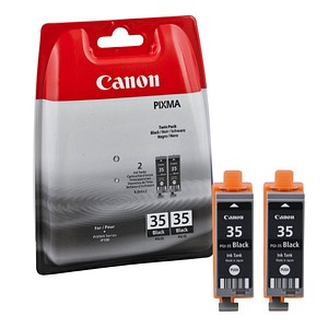 2 Canon PGI-35 BK Twin-Pack schwarz Tintenpatronen