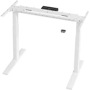 Flexbase 500 höhenverstellbares Schreibtischgestell weiß ohne Tischplatte T-Fuß-Gestell weiß 112