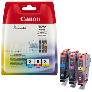 3 Canon CLI-8 C/M/Y cyan