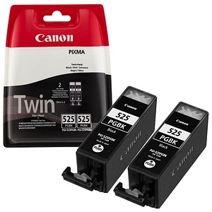 2 Canon PGI-525 PGBK Twin-Pack schwarz Tintenpatronen