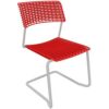Quadrifoglio Besucherstuhl CELL OCELLV02 RS FSC34 rot Kunststoff