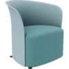 PAPERFLOW Sessel CROWN blau schwarz Stoff