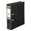 bene Hartpappe Ordner schwarz marmoriert Karton 8
