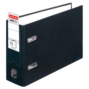 herlitz max.file Ordner schwarz Karton 8