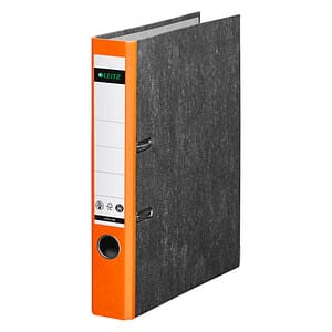 LEITZ 1050 Ordner orange marmoriert Karton 5