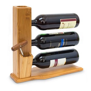 relaxdays Weinregal braun 34