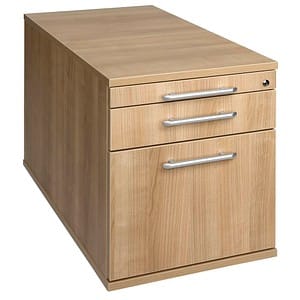 HAMMERBACHER Solid Rollcontainer nussbaum 3 Auszüge 42