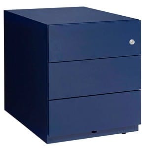 BISLEY Note Rollcontainer oxfordblau 3 Auszüge 42