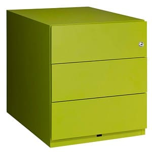 BISLEY Note Rollcontainer grün 3 Auszüge 42