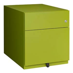 BISLEY Note Rollcontainer grün 2 Auszüge 42