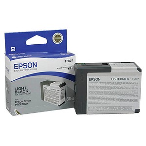 EPSON T5807 light schwarz Tintenpatrone