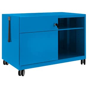 BISLEY Note™ Caddy Rollcontainer blau 2 Auszüge 80