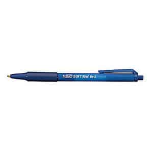12 BIC Kugelschreiber SOFT Feel blau Schreibfarbe blau