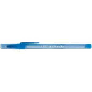60 BIC Kugelschreiber Round Stic Simply blau Schreibfarbe blau