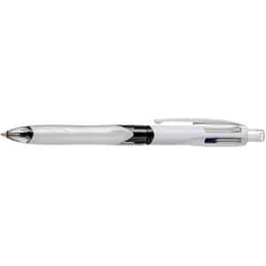 BIC 4-Farben-Kugelschreiber 4 Colours 3+1 HB grau Schreibfarbe farbsortiert
