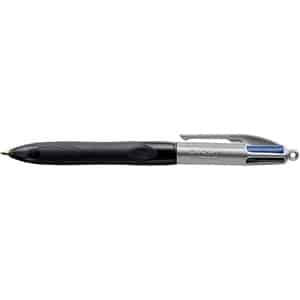 BIC 4-Farben-Kugelschreiber 4 Colours GRIP PRO schwarz Schreibfarbe farbsortiert