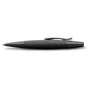 FABER-CASTELL Kugelschreiber e-motion pure Black schwarz Schreibfarbe schwarz