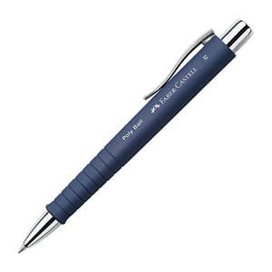 FABER-CASTELL Kugelschreiber POLY BALL M blau Schreibfarbe blau