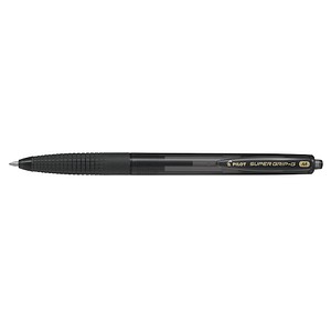 PILOT Kugelschreiber SUPER GRIP G schwarz Schreibfarbe schwarz