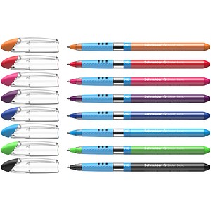 8 Schneider Kugelschreiber Slider Basic farbsortiert Schreibfarbe farbsortiert