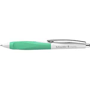 Schneider Kugelschreiber Haptify weiß Schreibfarbe blau