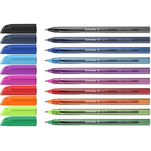 10 Schneider Kugelschreiber Vizz M farbsortiert Schreibfarbe farbsortiert