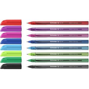 8 Schneider Kugelschreiber Vizz M farbsortiert Schreibfarbe farbsortiert