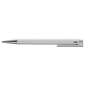 LAMY Kugelschreiber logo M+ white weiß Schreibfarbe blau