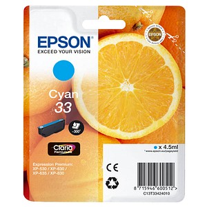 EPSON 33 / T3342 cyan Tintenpatrone