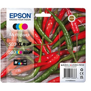 4 EPSON 503/503XL T09R94 schwarz