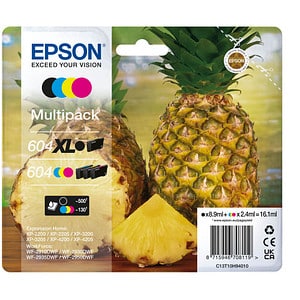 4 EPSON 604/604XL T10H94 schwarz