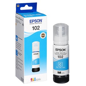 EPSON 102/T03R24 cyan Tintenflasche