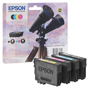 4 EPSON 502/T02V64 schwarz