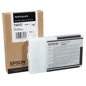 EPSON T6051 Foto schwarz Tintenpatrone