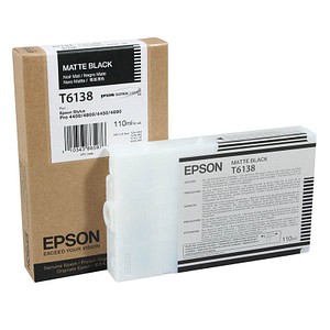 EPSON T6138 matt schwarz Tintenpatrone