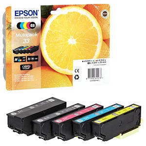 5 EPSON 33 / T3337 schwarz