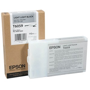 EPSON T6059 light light schwarz Tintenpatrone