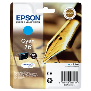 EPSON 16 / T1622 cyan Tintenpatrone