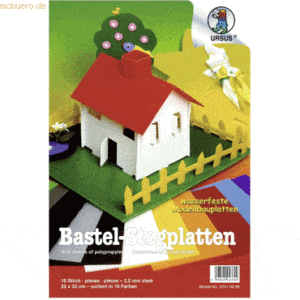 Ludwig Bähr Bastel-Stegplatten 23x33cm VE=10 Platten 10 Farben sortier