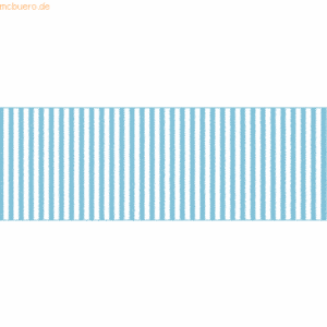 10 x Ludwig Bähr Fotokarton Streifen 'Mini' 300g/qm A4 hellblau