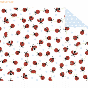 10 x Ludwig Bähr Fotokarton Glückskäfer 300g/qm 49