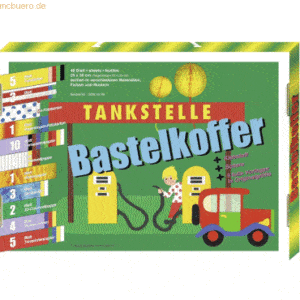 Ludwig Bähr Bastelkoffer Tankstelle 25x35cm VE=40 Blatt sortiert