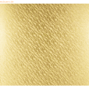 10 x Ludwig Bähr Bastelpapier Highlight 215g/qm 50x70cm gold Sand