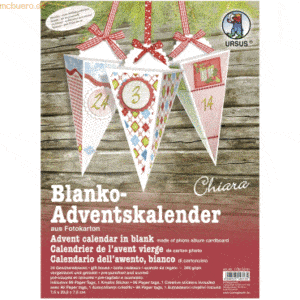 Ludwig Bähr Adventskalender-Set Geschenkboxen blanko Chiara 7