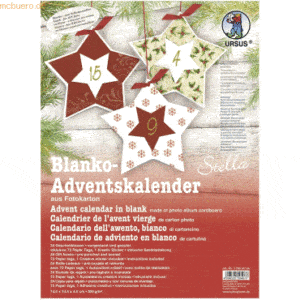 Ludwig Bähr Adventskalender-Set Geschenkboxen blanko Stella 14