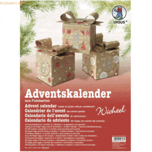 Ludwig Bähr Adventskalender-Set Geschenkboxen Wichtel 6